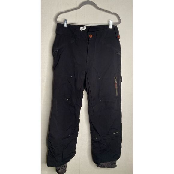Columbia Titanium Men’s Medium Omni Tech Nylon Snow Pants‎ Waterproof Black - Picture 1 of 10